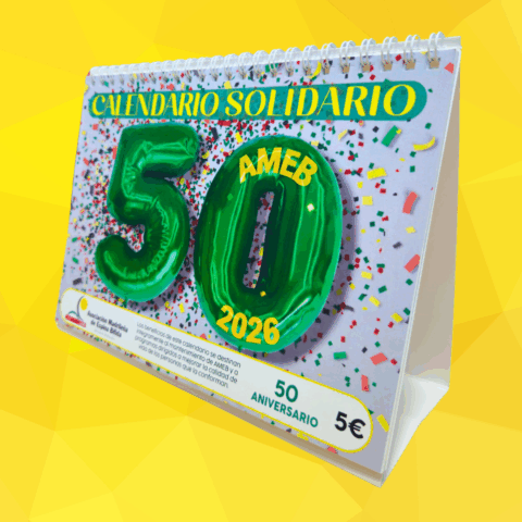 Calendario Solidario AMEB 2026 (mesa)